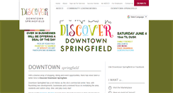 Desktop Screenshot of discoverdowntownspringfield.org